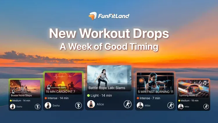 Developer update image for 📅 Apr. 23 | This Week in FunFitLand: A Week of Good Timing 🎵
