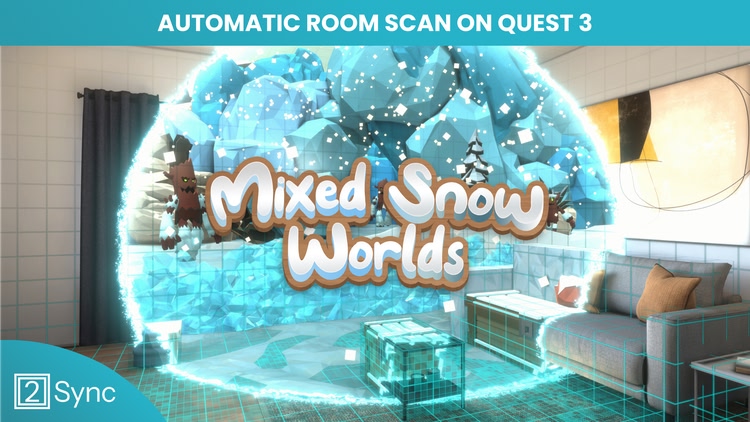 Developer update image for ❄️ Automatic Room Scan on Quest 3 – Jump into the frosty fun even faster & team up with friends to beat the high score! 🏆