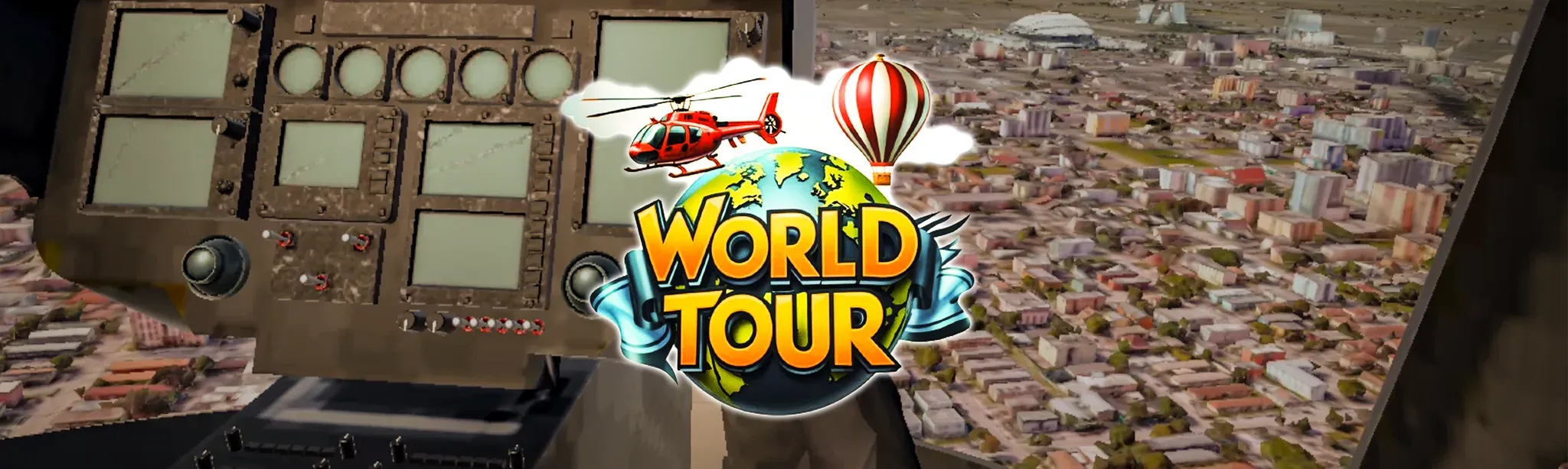 World Tour - Flying on Real 3D Maps