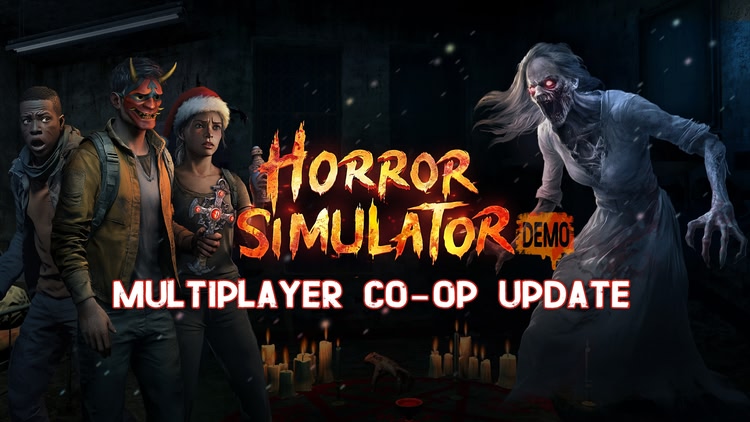 Developer update image for Horror Simulator Christmas FREE TO PLAY & Holiday Avatars🎅🎄