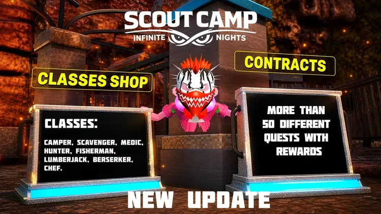 Developer update image for Classes & Contracts Update | Scout Camp