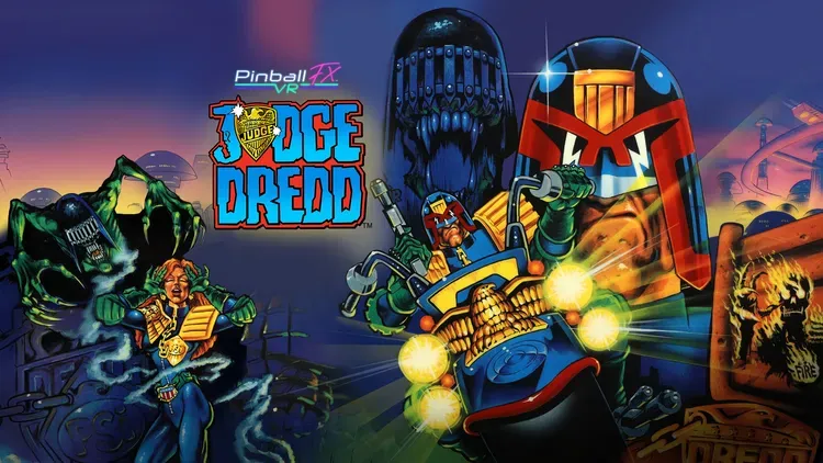 Developer update image for Judge Dredd™ is coming to Pinball FX VR this Fall!