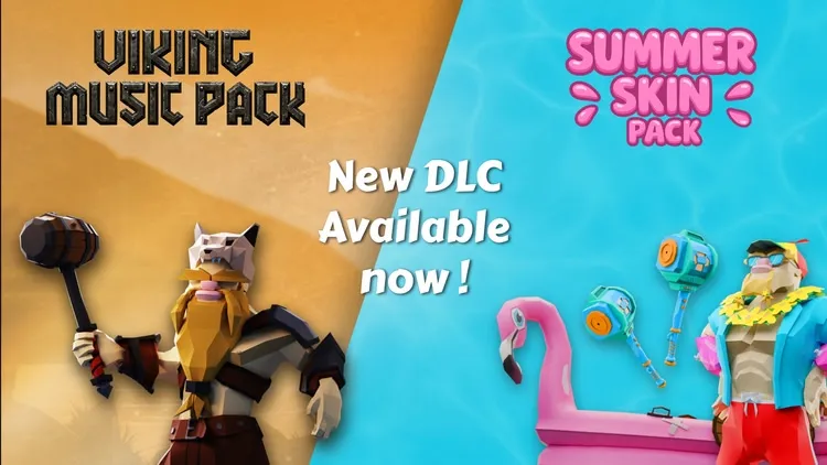 Developer update image for New Viking Music & Summer Skin Packs Available !