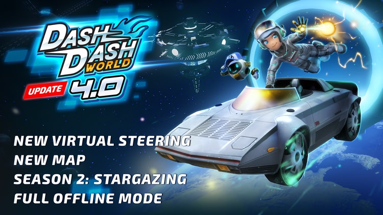 Developer update image for New Virtual Steering, Map, Offline mode and the upcoming Season 2!