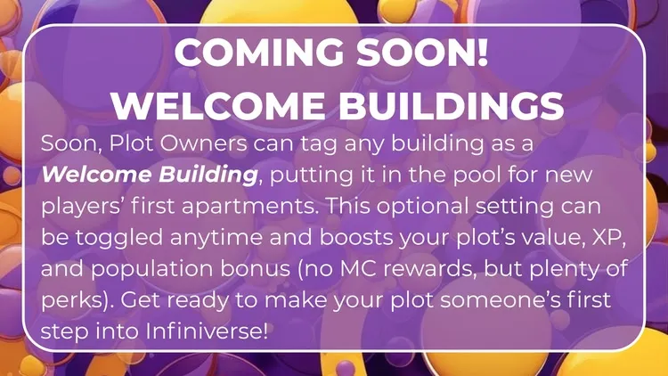 Developer update image for Welcome Buildings are Almost Here! 