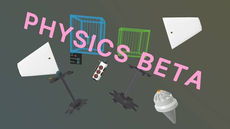 Developer update image for New update - Physics in open beta! 🛠