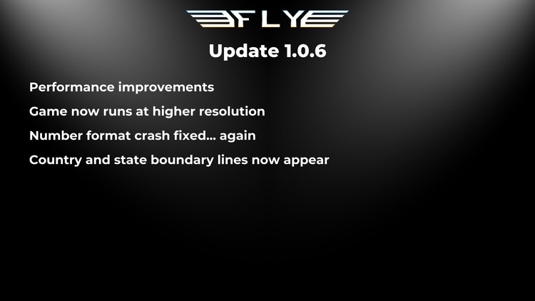 Developer update image for Fly 1.0.6 Update