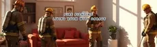 Fire Fighting: Living Room with Garage hero image