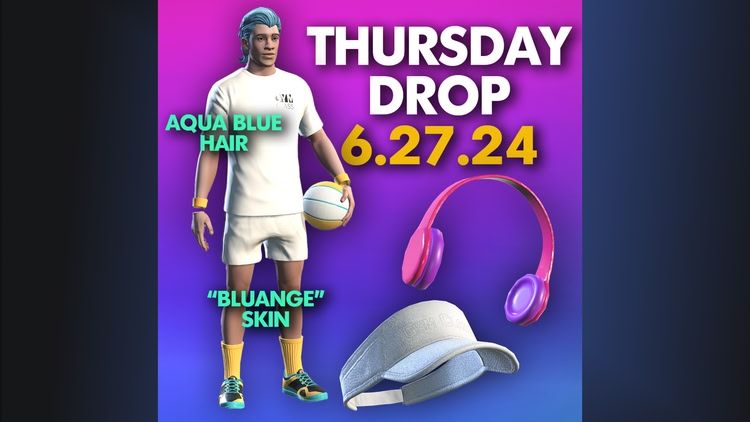 Developer update image for THURSDAY DROP - UNLOCK 4 FREE COSMETICS