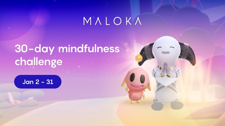 Developer update image for Maloka’s Free 30-day mindfulness challenge 