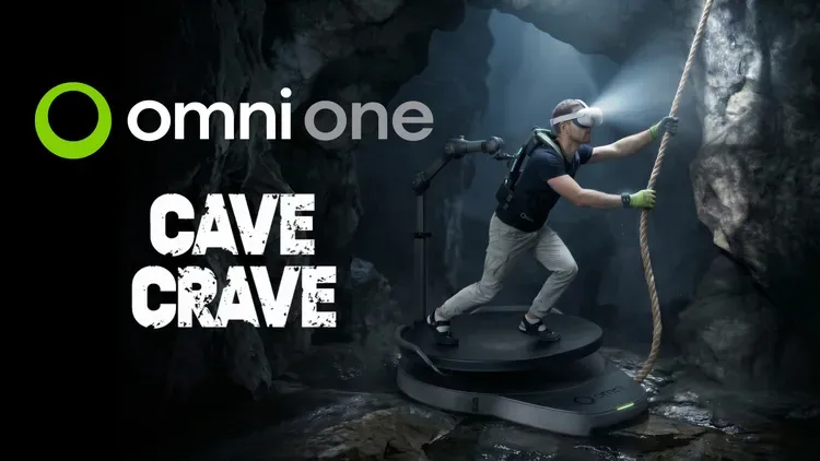 Cave Crave получила поддержку беговой дорожки Omni One на Meta Quest