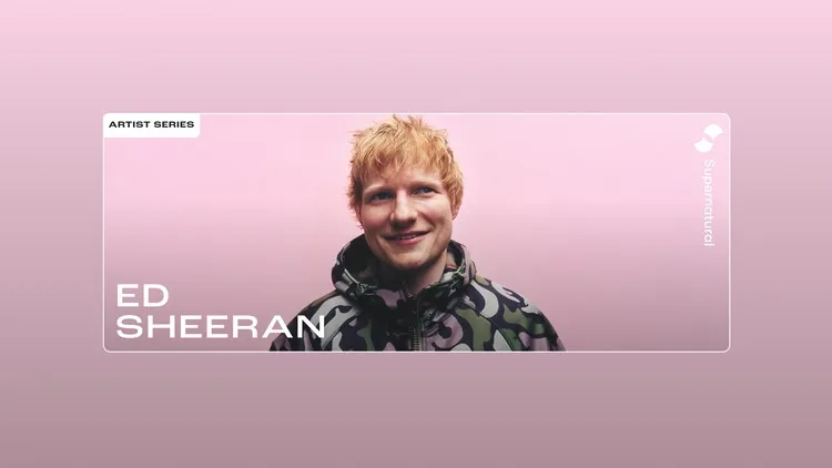 Developer update image for Ed Sheeran is in headset