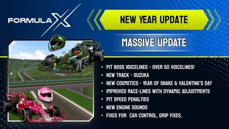 Developer update image for Massive New Year Update !!