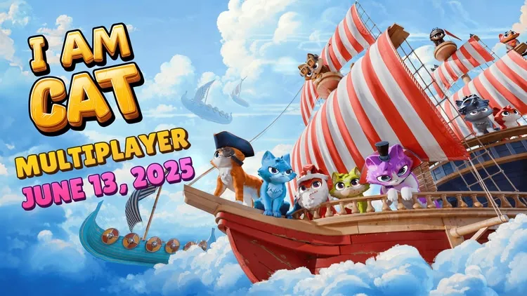 Developer update image for I AM CAT MULTIPLAYER IS COMING ON JUNE 13, 2025! 🚨