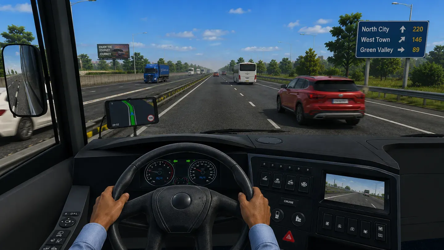 City Coach Bus Simulator 3D VR Driving cover image