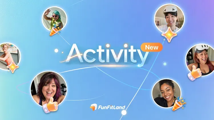 Developer update image for A More Connected FunFitLand is Here. Introducing: Activity