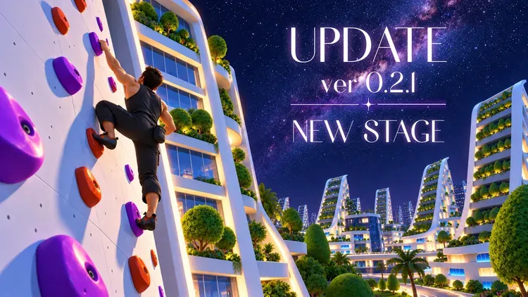Developer update image for 🧗‍♂️ New Stage: Moonlit Metropolis