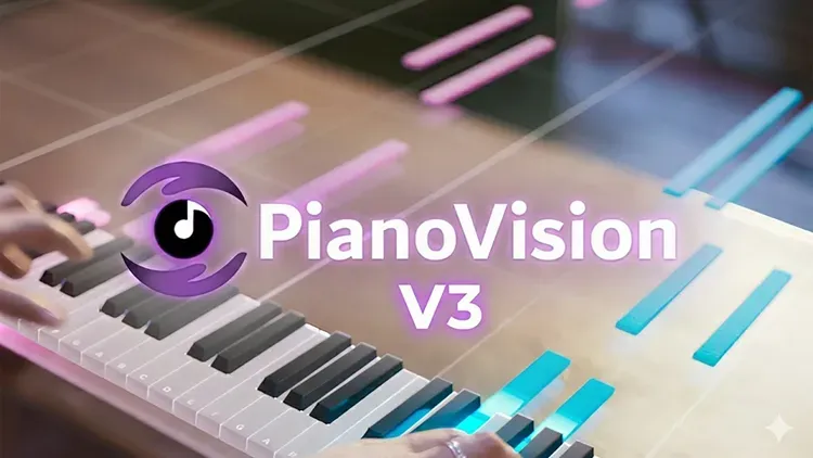 Developer update image for PianoVision V3