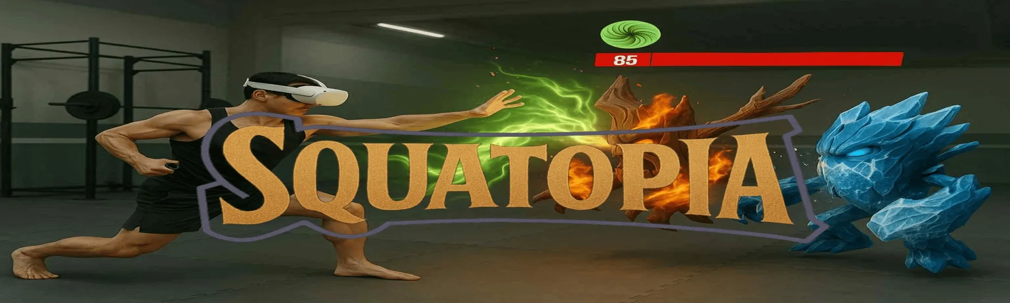 Squatopia: Fullbody Fitness XR Roguelike hero image