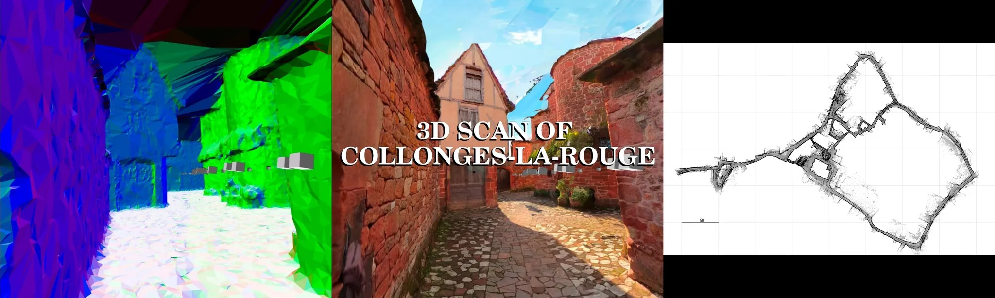 3D scan of Collonges-la-Rouge