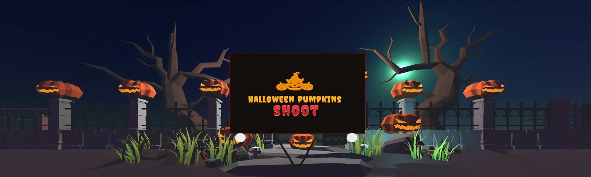 Halloween pumpkins shoot hero image
