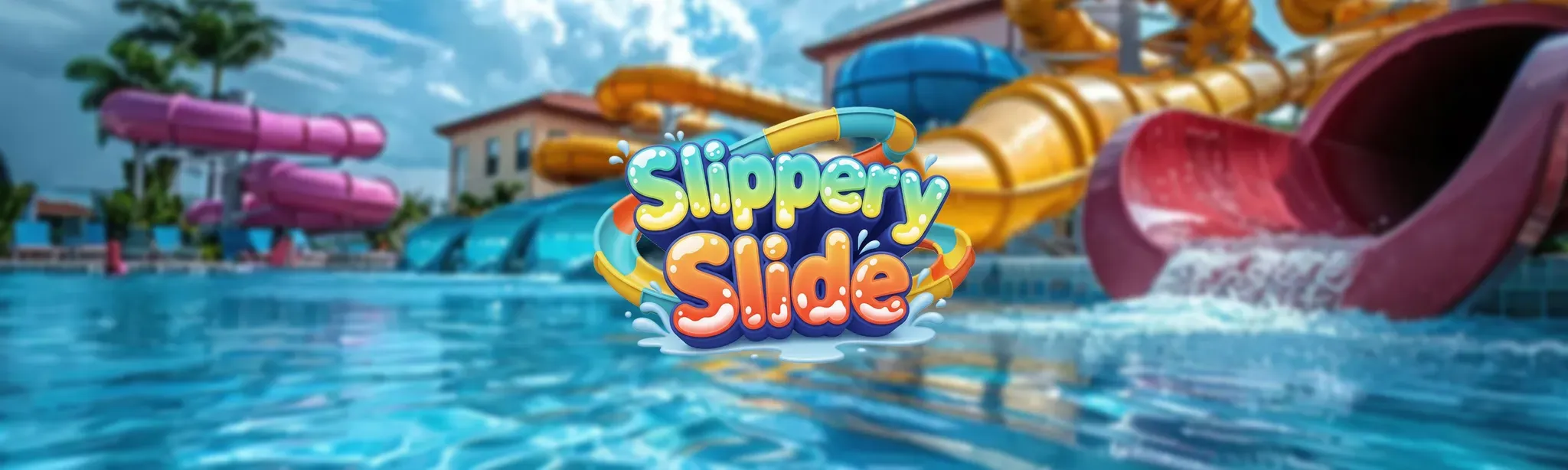 Slippery Slide -  Water Park Adventure
