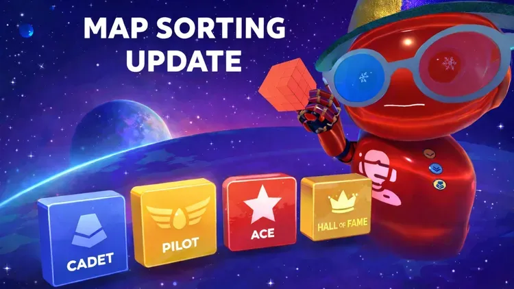 Developer update image for MAP SORTING update is LIVE