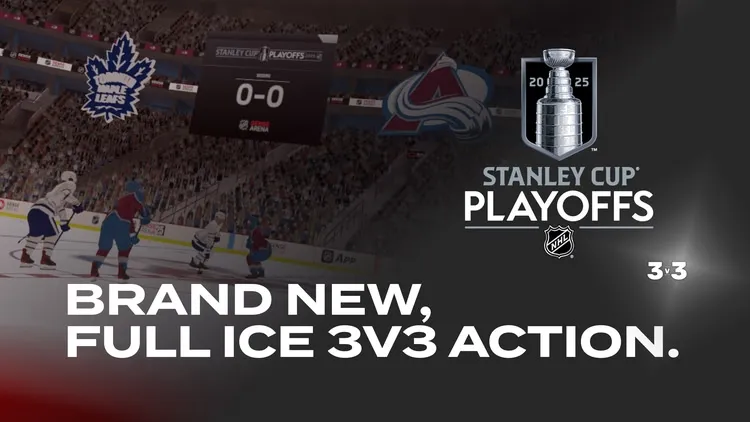 Developer update image for Brand New Game Mode: 2025 STANLEY CUP® PLAYOFFS 3v3