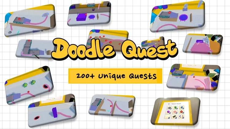 Developer update image for Doodle Quest Full Release - 200+ Quests, Mixed Reality Doodle Madness!