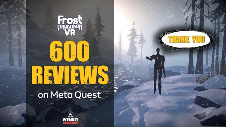 Developer update image for Thank you for 600+ reviews, survivalists!