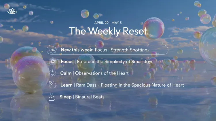Developer update image for The Weekly Reset: April week 5