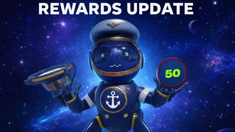 Developer update image for REWARDS update is LIVE