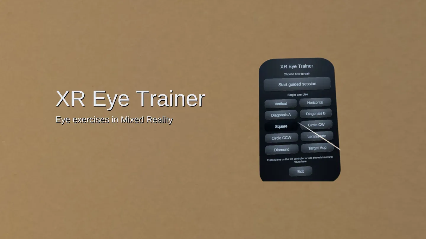 XR Eye Trainer trailer 0