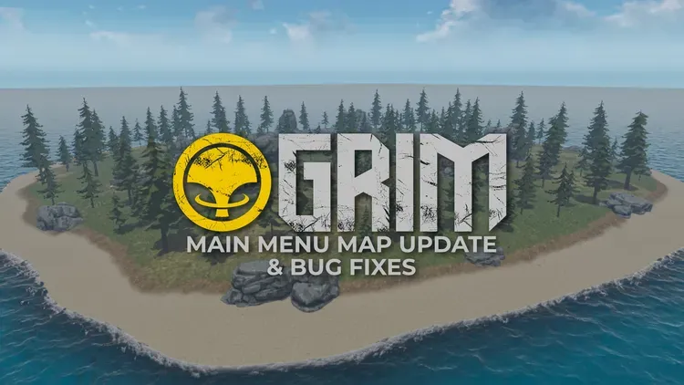 Developer update image for Main menu map update & bug fixes