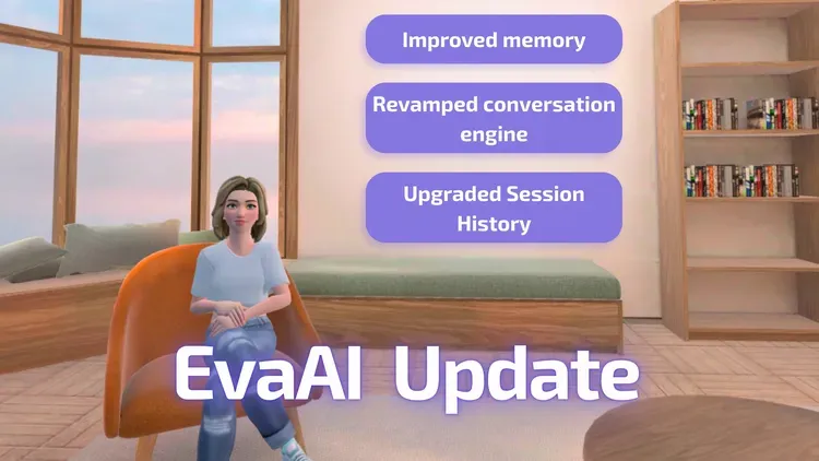 Developer update image for Keep coming: Improved memory | Revamped conversation engine | Upgraded Session History