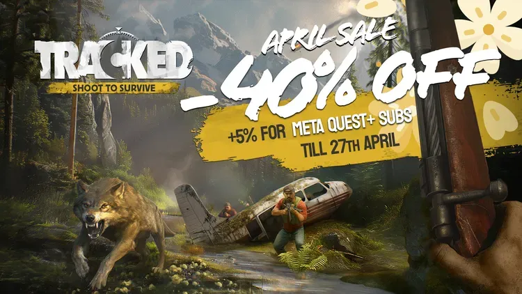 Developer update image for Get TRACKED: Shoot to Survive on April Sale!