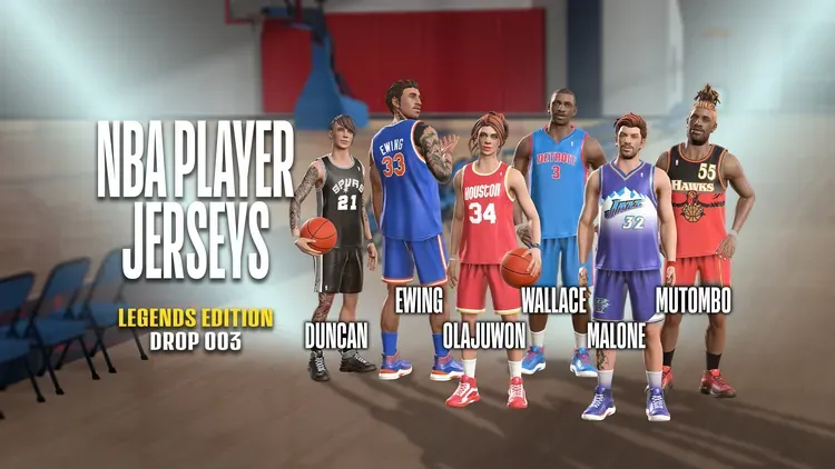Developer update image for NBA PLAYER JERSEYS: LEGENDS DROP 003