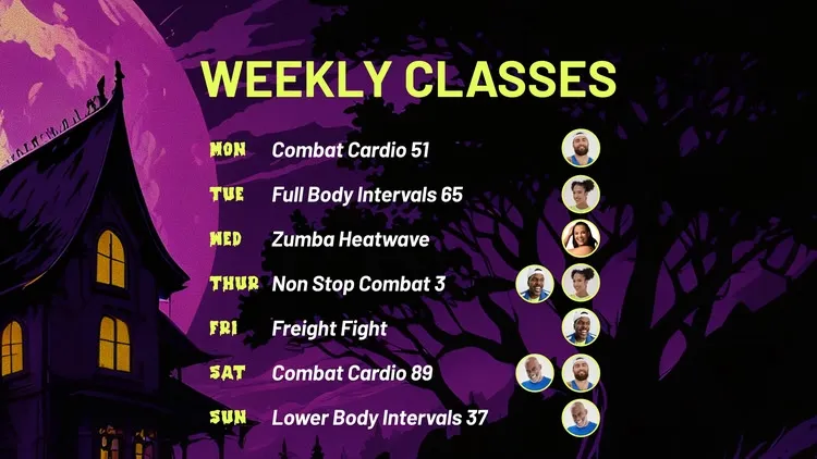 Developer update image for New Lineup: Weekly Classes & Challenges October 13–19