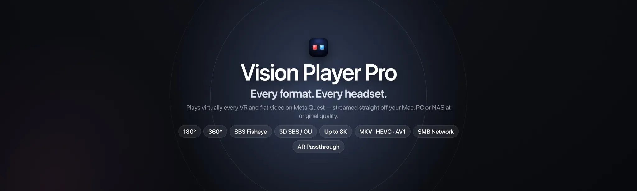 Vision Player Pro: VR Video Player