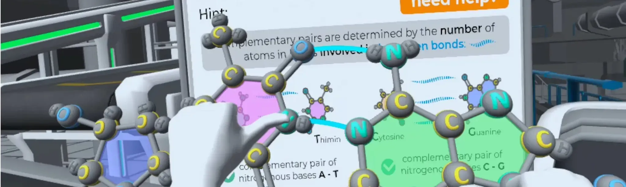 VR Biology Nucleotides Factory
