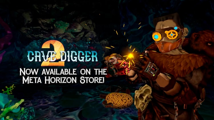 Developer update image for Cave Digger 2 now on the Horizon Store!