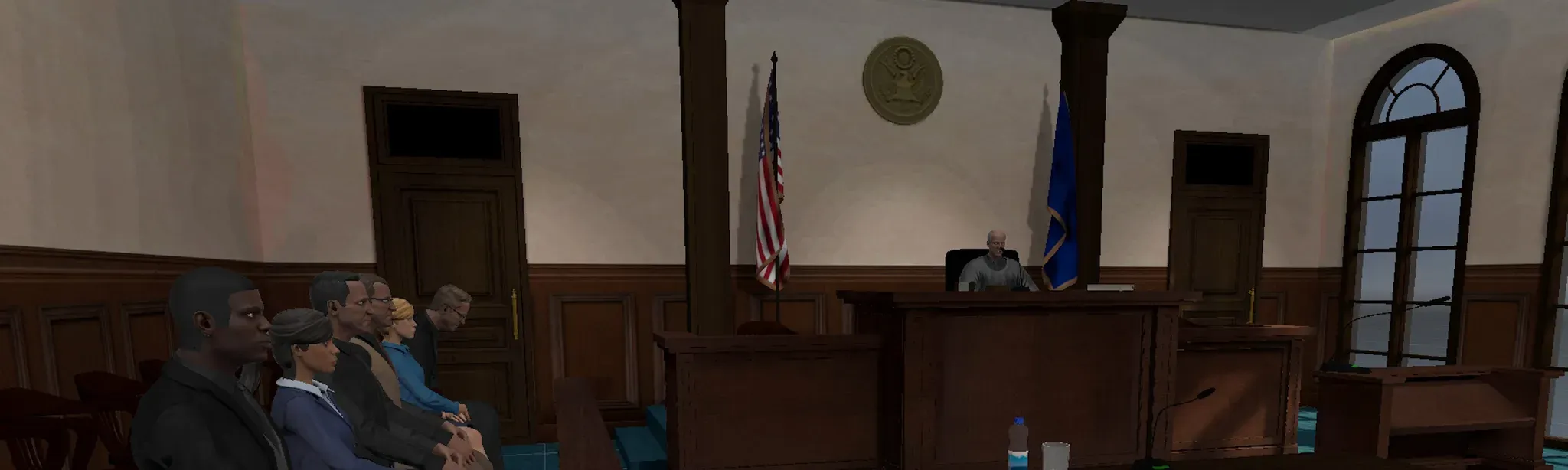 JUST Legal VR Courtroom Experience