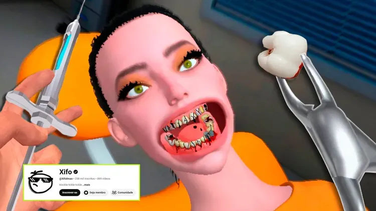 Developer update image for Xifo Youtube said: “I Became a DENTIST in VR… This Was a Mistake”. 