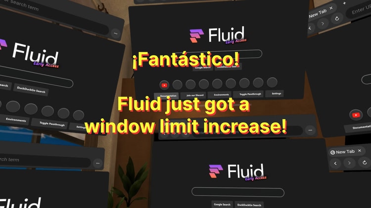 Developer update image for Fluid update now lets you open even more windows! (v0.26.0 Dev Notes)