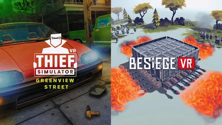 Developer update image for 🌎Sandbox Legends👑 Besiege VR & Thief Simulator: Greenview Street 40% off!