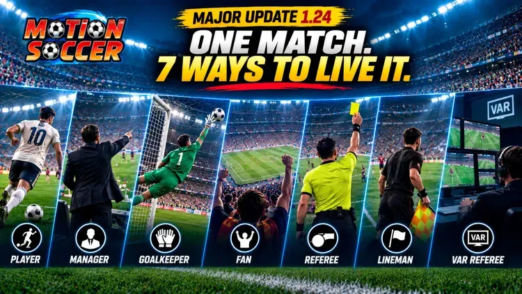 Developer update image for Update 1.24 - One Match. 7 Ways to Live It.