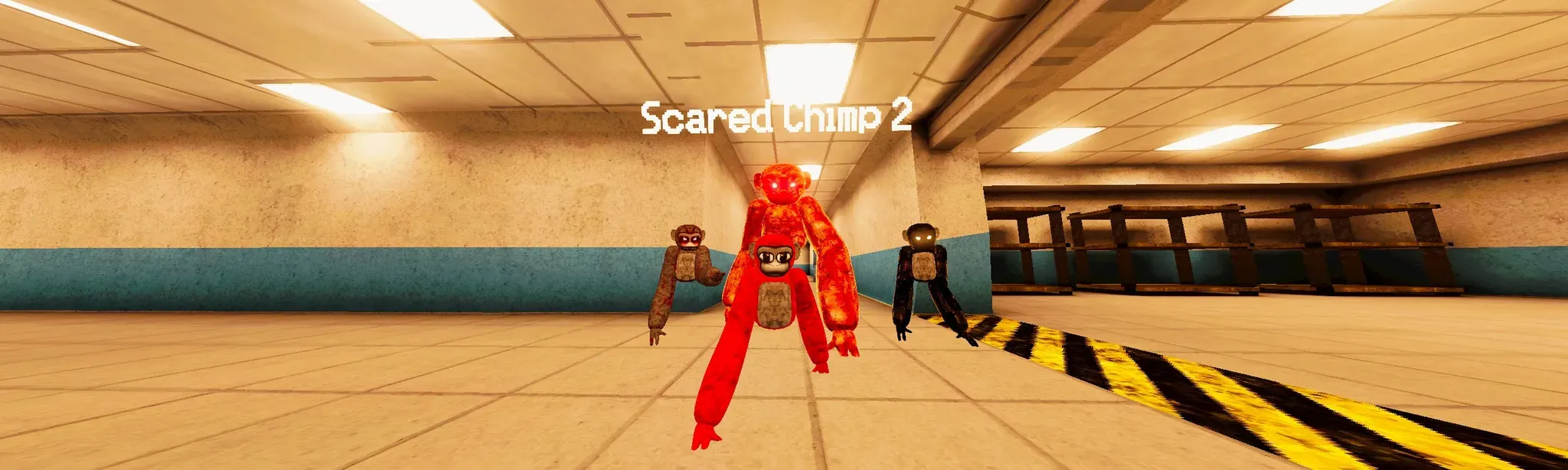 Scared Chimp 2