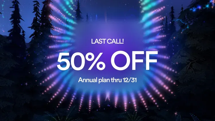 Developer update image for Holiday Sale - Last Call - 50% OFF