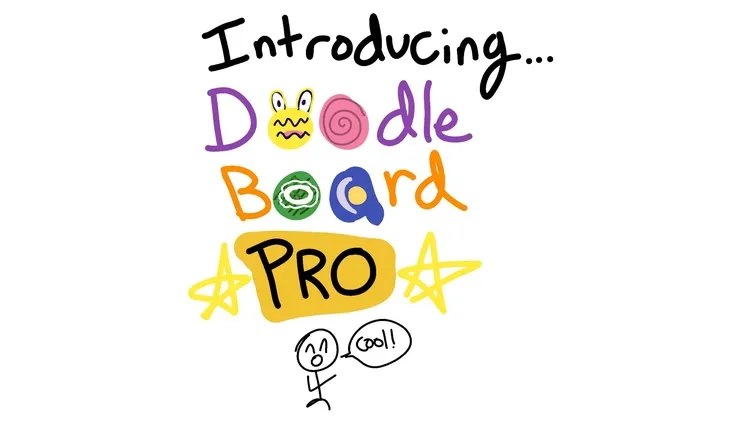 Developer update image for ⭐⭐⭐ Now Available: Doodle Board Pro!! ⭐⭐⭐