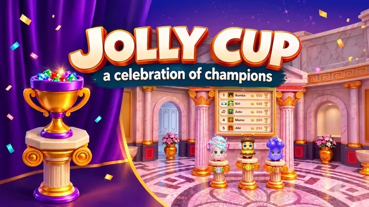 Developer update image for Meet the Jolly Cup event: Trophies, Competition & Rewards